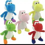 8" Nintendo Super Mario Bros Yoshi Plush Toy Stuffed Licensed *Choose Color*