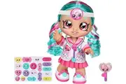 Kindi Kids Fun Time 10 Inch Doll, Dr Cindy Pops with Stethoscope and Shopkins Inspired Lollipop Changeable Clothes and Removable Shoes for Ages 3+