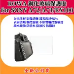 ROWA 鋼化玻璃保護貼FOR SONY A73/A72/RX100 專用