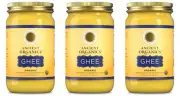 Ghee, Organic Grass Fed Gluten Free Clarified Ghee Butter with Vitamins & Ome...
