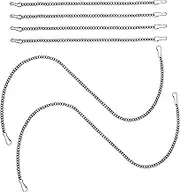 OHPHCALL Long-Lasting Iron Tag Chain Set 6pcs for Jewelry Making Hanging Baskets and Decorative Projects