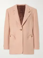 [BLAZÉ Milano] BLAZÉ Milano - Daisy Linen Blazer - Blush - 3 3 Pink