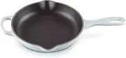 [Le Creuset] Signature Enameled Cast Iron Skillet 20cm Coastal Blue