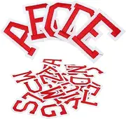 GLSTOY 26Pcs Embroidery Alphabet Patches Iron DIY Letter Patches for Clothing Bags Shoes Hats for Custom Fashion Adorable Design