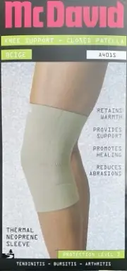 McDavid Closed Patella Knee Support Medium A401S Thermal Neoprene Brace M 401