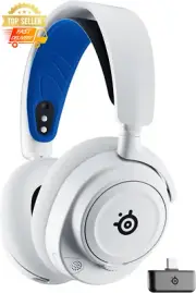 Arctis Nova 7P Wireless Gaming Headset, White
