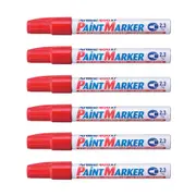 12PK Artline 400 Permanent Paint Marker 2.3mm Bullet Nib Fade Proof Pen Red