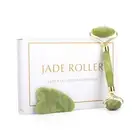 Jade Scraping Board Massage Beauty Stick Jade Roller Boutique Set For Skin Care