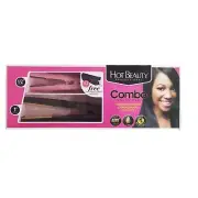 Hot Beauty Professional Combo Value Pak 2 in 1 Hair Straighteners