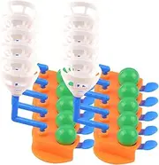 Vaguelly 18pcs Mini Basketball Toy Adjustable Boys and Girls Basketball Game Toy Random Color