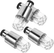 4pcs Wireless Tire Valve Cap Lights High Brightness LED Spoke Flash Lights for Cars and Trucks Easy Installation Enhanced Night Safety Stylish Illumination