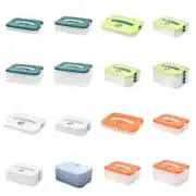 Multilayer Storage Container Stackable Cookie Container with Lid and Handle