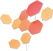 Nanoleaf Shapes Hexagon Starter Kit, 9 Smart LED Panels RGBW - Modular WLAN 1...