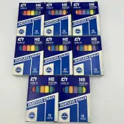 NOS 8 Boxes of 12 = 96 Color Chaselle Dustless Chalk Chalkboard Made Israel