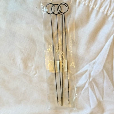 Sewing Loop Turner Hook Needle Hook with Latch Tongue Crochet Tool 4Pcs