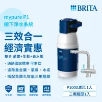 在飛比找momo購物網優惠-【德國BRITA官方】mypure P1 +L型硬水軟化型三