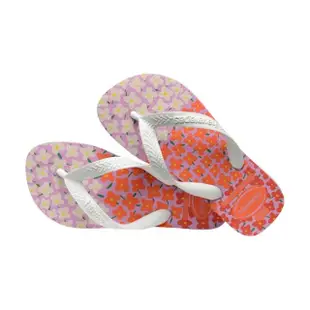 【havaianas 哈瓦仕】拖鞋 童鞋 兒童 夾腳拖 花朵 漸層 Kids Flores 白 4000052-6162K(哈瓦士)