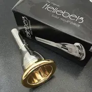 Conn Helleberg 24K Gold Rim & Cup Tuba/Sousaphone Mouthpiece, S NEW!