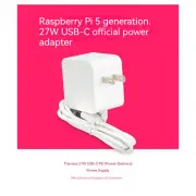 USB-C 27W US/UK/EU Plug Power Supply Power Adapter Replacement for Raspberry pi5