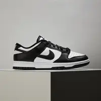 在飛比找ETMall東森購物網優惠-Nike Dunk Low 男鞋 白黑 熊貓 皮革 滑板 休