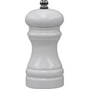 6x Salt & Pepper Mill / Grinder White Ceramic 115mm Chef Inox Cafe / Restaurant