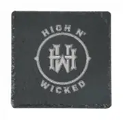 HIGH N' WICKED Whiskey Slate Coaster