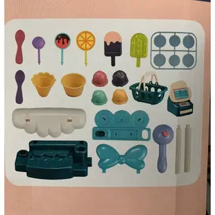 {現貨} 新品收銀機冰淇淋店 角色扮演 食物 親子同樂 攜帶方便 小遊戲 小玩具 桌遊 樂趣 好玩