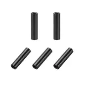 5 Pcs M3x20mm Round Aluminum Standoff Column Spacer Female Black for DIY
