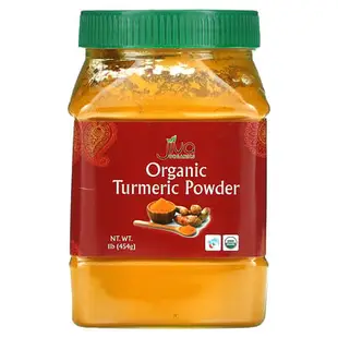[iHerb] Jiva Organics 有機薑黃粉，1 磅（454 克）