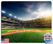 Baseball Grand Arena in The Sunlight Mouse Pad for Office ComputersandLaptop