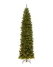 National Tree Company 9ft North Valley Spruce Pencil Slim Tree