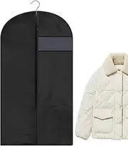 [Generic] Suit Bag - Clothes Protector - Space Saver Dustproof Storage Organizer with Zipper for Jackets Sweater Clothing Home Travel