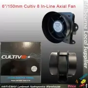 6''/150mm Cultiv8 Metal Flange Inline Axial Fan For Hydroponic Grow Tent