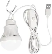 LED Light Bulb,USB Light Bulb Tent Light Bulbs 5V USB LED Lantern Portable Warehouse Garage Lamp for Home Outdoor Camping Indoor Fishing