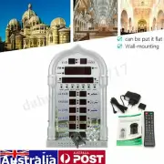 Azan Wall Clock Alarm Watch Digital Time Clock Home Decor Islamic Muslim Prayer
