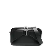 [Dolce & Gabbana] Dolce & Gabbana Leather Messenger Bag ONE SIZE BLACK
