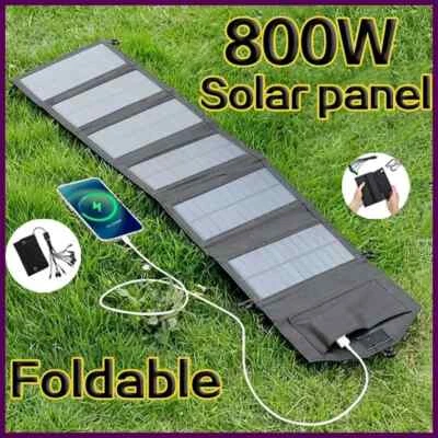 6-fold 800W Foldable solar panel 20w/h portable solar panels charger USB 5V DC