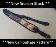 *PRICE DROP * Camouflage Neoprene Gun Rifle Shotgun Sling, Strap, 2 Swivels