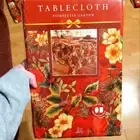Poinsettia Holiday Christmas Table Cloth 70" Round Bed Bath And Beyond