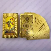 Gold Foil Waite Tarot Card Book for Beginners decks Board playing cards for Game