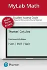 Thomas' Calculus -- MyLab Math - Printed Access Code, by Hass Joel; Heil - New a