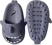 [NORTY] Boys Girls Unisex Toddler to Big Kid Lightweight Novelty Shark Slide Slipper