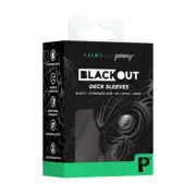 Palms Off Blackout Deck Sleeves - Black