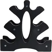EXAOMBLE 1Pc Multilevel Dumbbell Storage Rack Space Saving Display Stand for Home Gym Practical Dumbbell Holder with Stable Tripod Design for Weights Organization