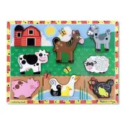 Melissa & Doug Farm Animals Chunky Puzzle