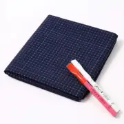 DARUMA Sashiko 100% Cotton Sewing Cloth (42.5 inch x 19.6 inch) with Grid Lin...