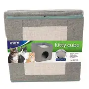 Ware Kit-E-Cube Cat Hideout & Lounge Gray 15.25 x 15.25 x 15in.