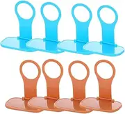 UTHCLO 8Pcs Wall Mounted Phone Charging Station Folding Cell Phone Hook Bracket Mobile Phone Holder Convenient for Random Color