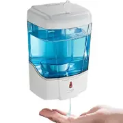Soap Dispenser Wall Mount, Automatic Hand Sanitizer Dispenser 600ml | White-600m