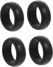 TEHAUX Sets Men's Ring Protector Soft Silicone Exercise Rings for Wedding Gym Diving Comfortable Fit Pcs